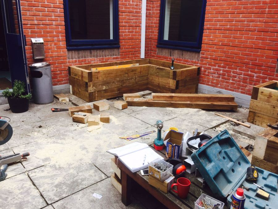 Courtyard Garden - Before